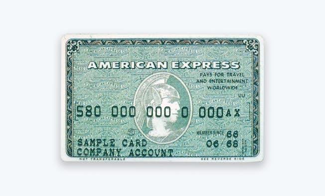 An American Express card