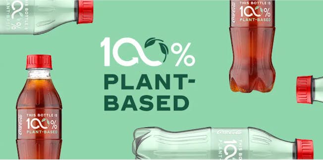 Coca-Cola plant based bottle