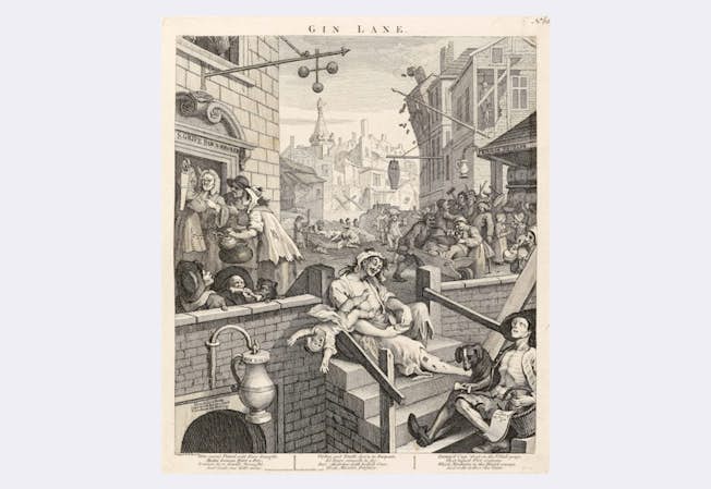 Gin Lane print, Hogarth