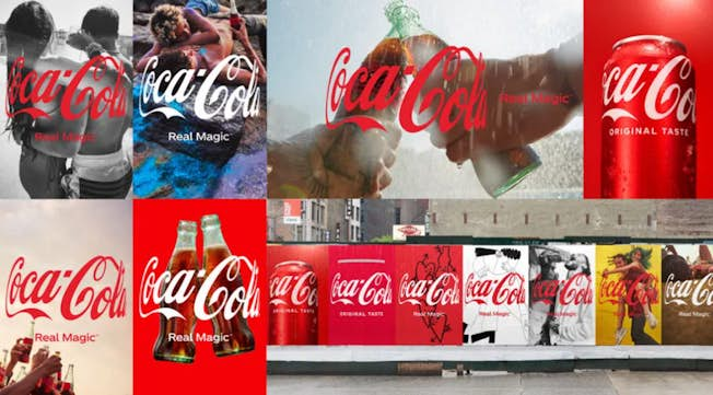 Coca Cola brand images mix