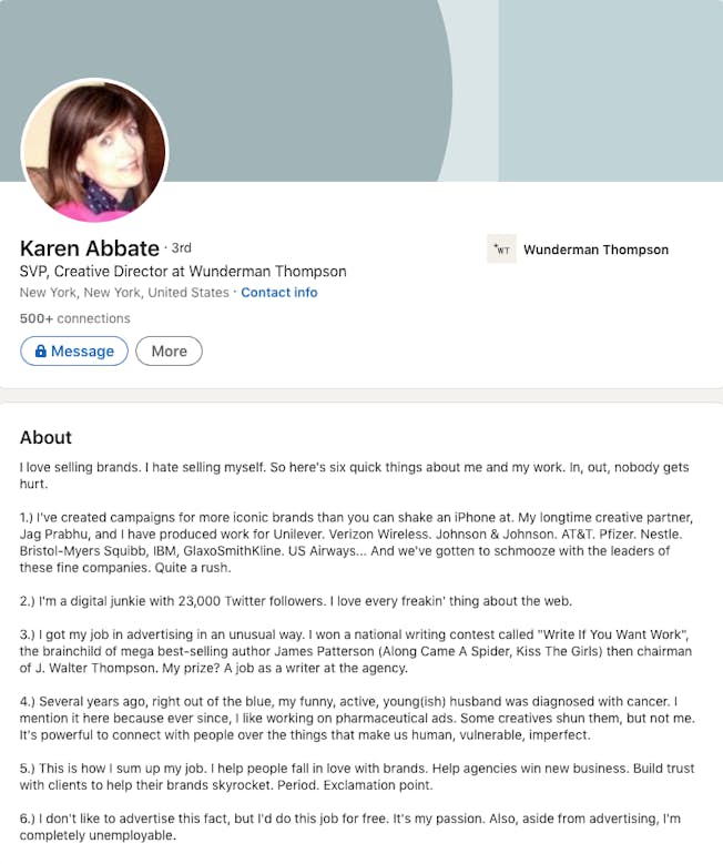Karen Abbate profile