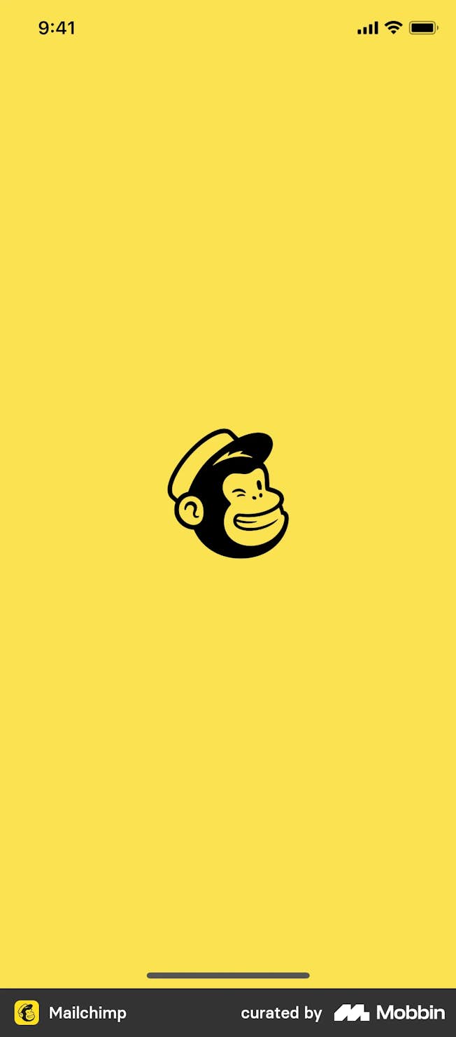 Example from MailChimp
