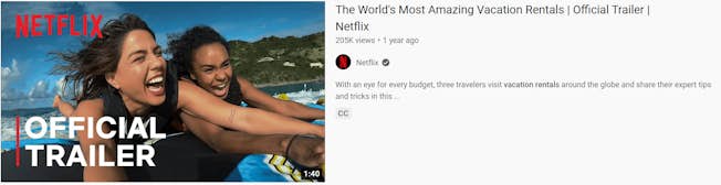Netflix YouTube SEO