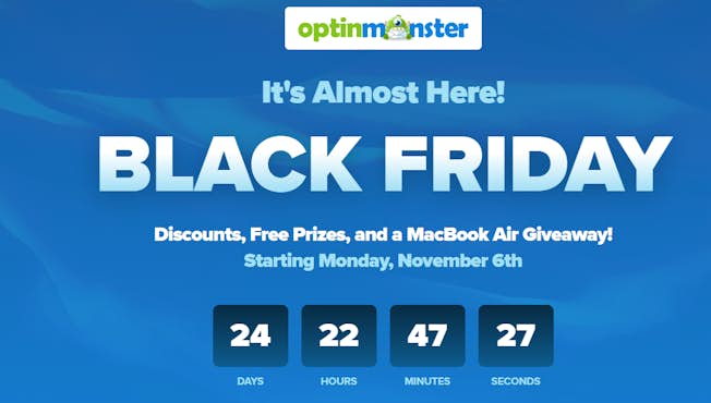 Optinmonster Black Friday deal