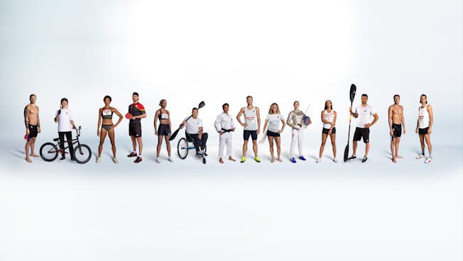 Screenshot of Team Bridgestone athletes