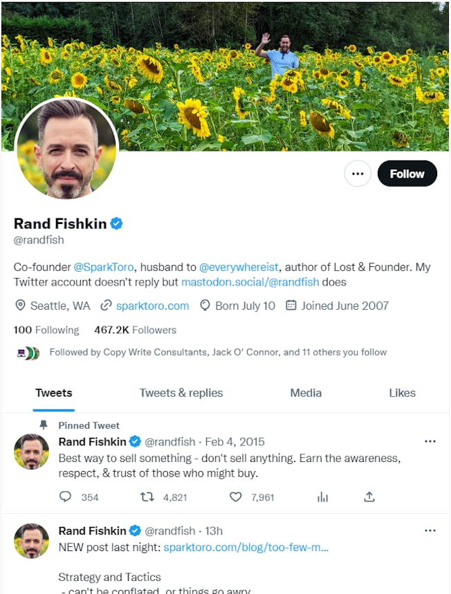 Rand Fishkin Twitter