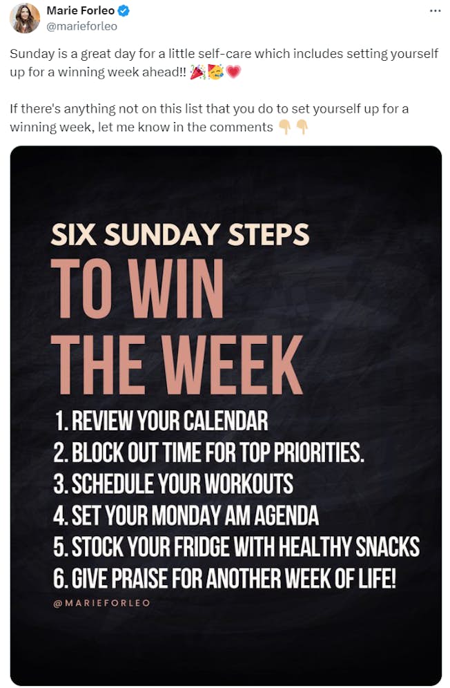 10 Steps to Building Your Personal Brand on Social Media Marie Forleo post on X