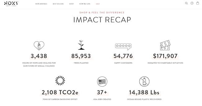 Sozy's impact report