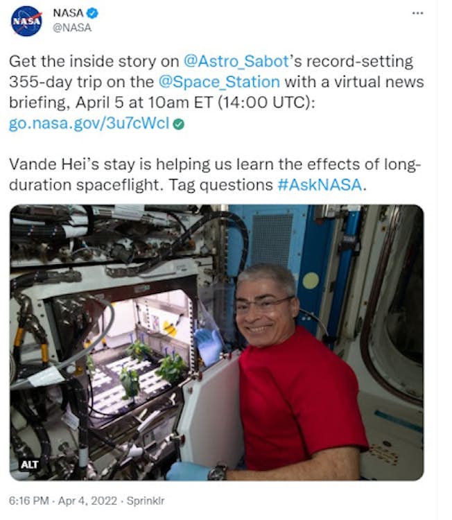 NASA on Twitter