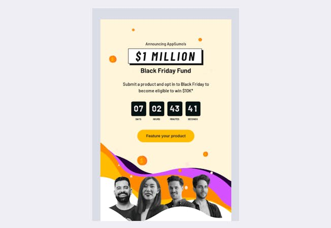 AppSumo Black Friday email