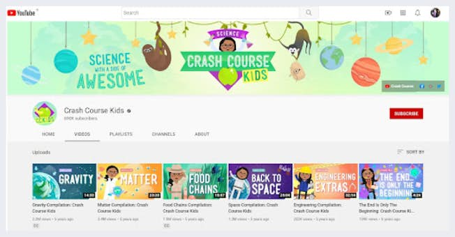 Crash Course Kids YouTube